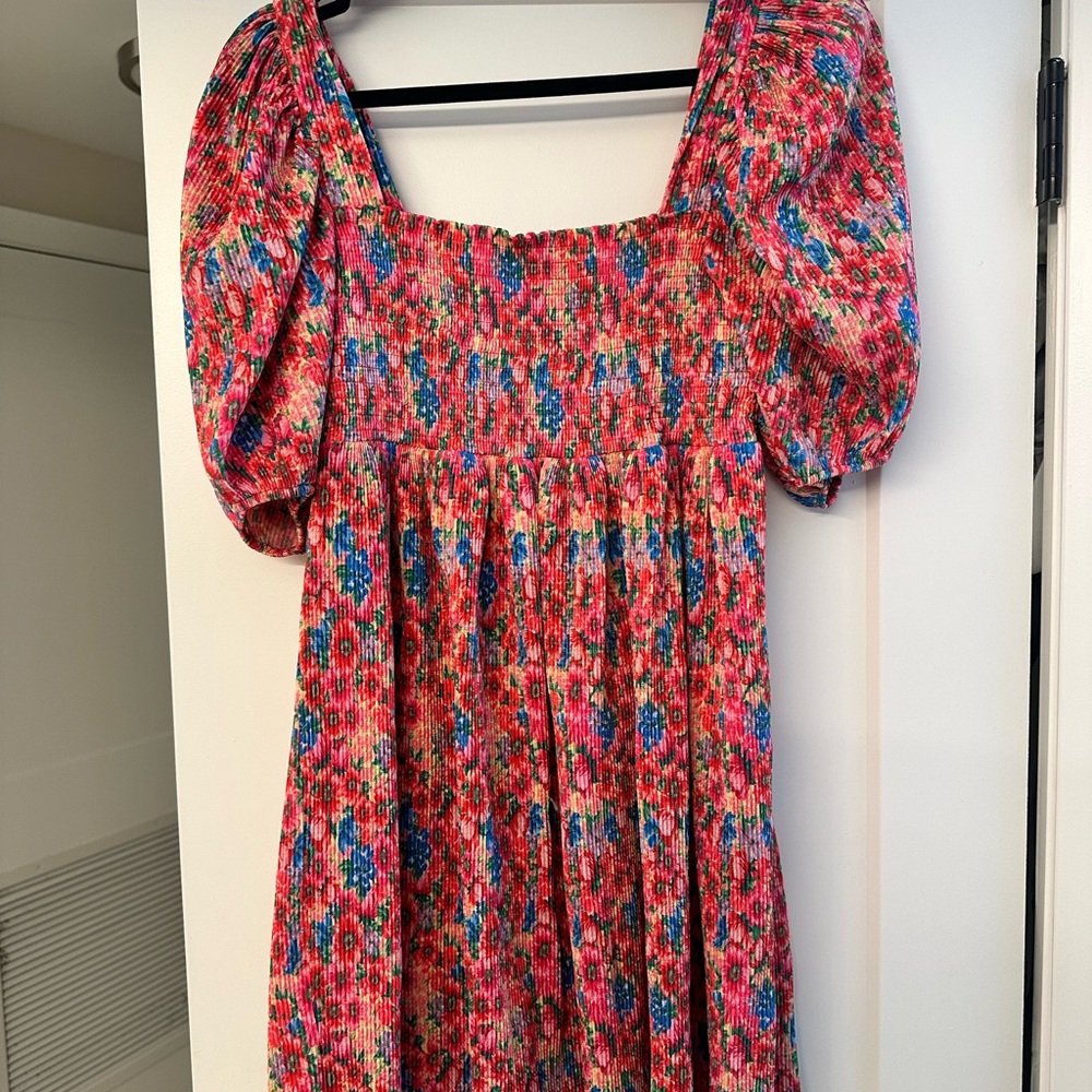 Zara Multicolor Floral Mini Dress